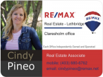 Cindy Pineo RE/MAX Real Estate-Lethbridge (Claresholm office)